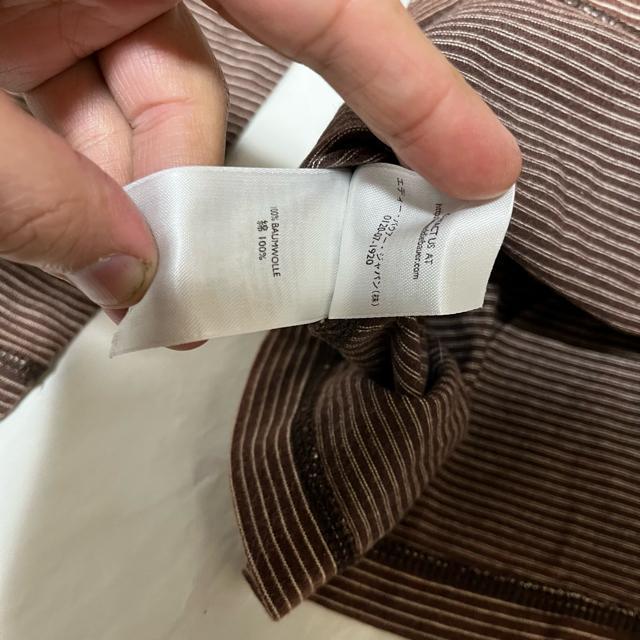 【EDDIE BAUER / エディーバウアー】 ストライプ 長袖Tシャツ M < ブランド  【EDDIE BAUER / エディーバウアー】 ストライプ 長袖Tシャツ M < ブランドの