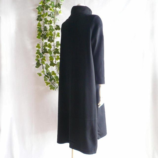 新品 9388 ML センタータック ニット ワンピース 秋 冬 黒 ゆったりタートルネック コクーン 上質 上品 < 女性ファッション 新品 9388 ML センタータック ニット ワンピース 秋 冬 黒 ゆったりタートルネック コクーン 上質 上品 < 女性ファッションの