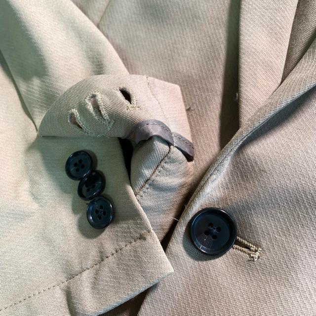 ナノユニバース ダメリーノ ストレッチ テーラードジャケット アンコン ベージュ Mサイズ < 男性ファッション ナノユニバース ダメリーノ ストレッチ テーラードジャケット アンコン ベージュ Mサイズ < 男性ファッションの