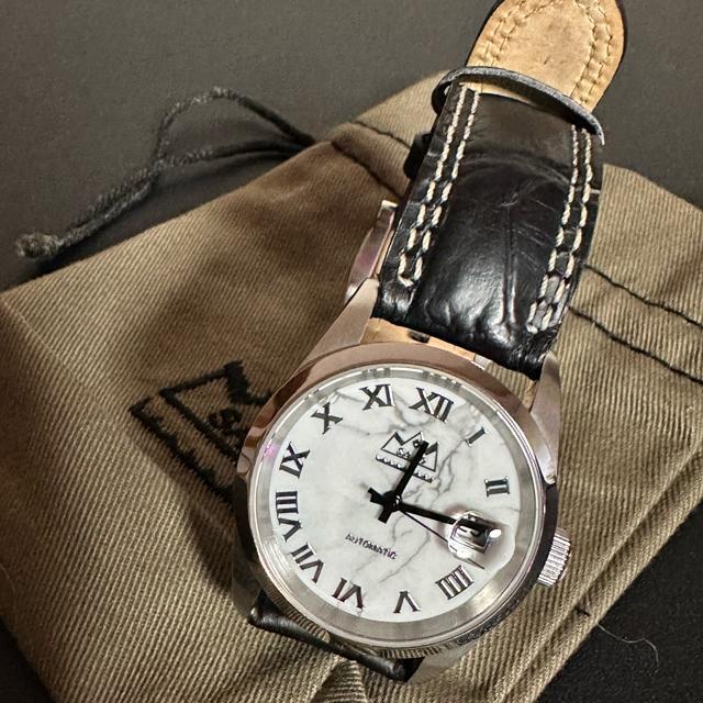 *美品【SAAD】 大理石文字盤 機械式自動巻 裏スケ メンズウォッチ < 男性アクセサリー/時計 *美品【SAAD】 大理石文字盤 機械式自動巻 裏スケ メンズウォッチ < 男性アクセサリー/時計の