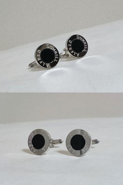 正規美限定 ダンヒルdunhill オニキス×SV925 オーバルロゴ文字カフス 黒 カフリンクス AD サークルリング 付属有 < ブランド 正規美限定 ダンヒルdunhill オニキス×SV925 オーバルロゴ文字カフス 黒 カフリンクス AD サークルリング 付属有 < ブランドの
