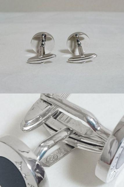 正規美限定 ダンヒルdunhill オニキス×SV925 オーバルロゴ文字カフス 黒 カフリンクス AD サークルリング 付属有 < ブランド 正規美限定 ダンヒルdunhill オニキス×SV925 オーバルロゴ文字カフス 黒 カフリンクス AD サークルリング 付属有 < ブランドの