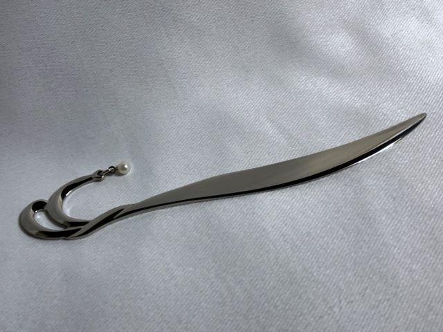 正規美 激レア MIKIMOTO ミキモト フリンジパール装飾ペーパーナイフ シルバー 真珠 < ブランド  正規美 激レア MIKIMOTO ミキモト フリンジパール装飾ペーパーナイフ シルバー 真珠 < ブランドの