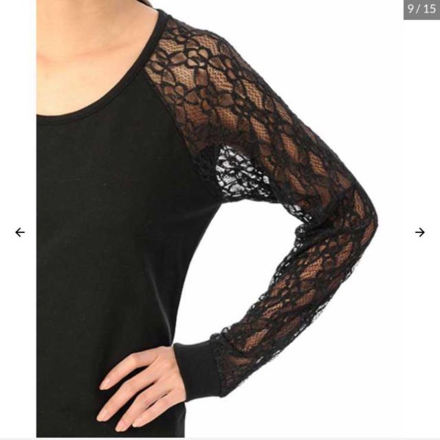 durasデュラス袖レース バック開き ブラウスレース < 女性ファッション durasデュラス袖レース バック開き ブラウスレース < 女性ファッションの