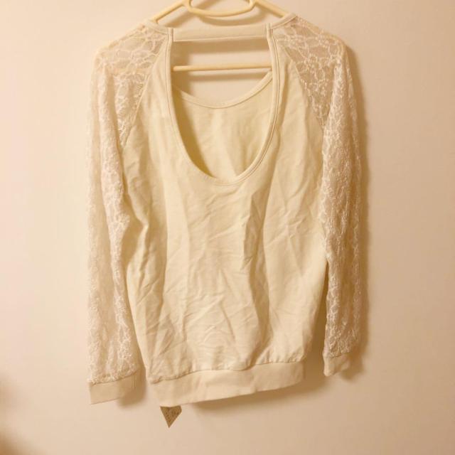 durasデュラス袖レース バック開き ブラウスレース < 女性ファッション durasデュラス袖レース バック開き ブラウスレース < 女性ファッションの