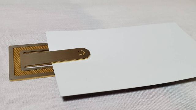 正規 ダンヒル メッシュライン dロゴマネークリップ シルバー×メタルゴールド 財布 札入れ < ブランド  正規 ダンヒル メッシュライン dロゴマネークリップ シルバー×メタルゴールド 財布 札入れ < ブランドの