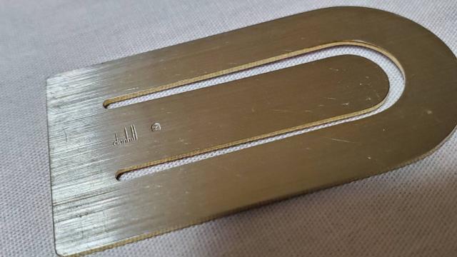 正規 ダンヒル メッシュライン dロゴマネークリップ シルバー×メタルゴールド 財布 札入れ < ブランド  正規 ダンヒル メッシュライン dロゴマネークリップ シルバー×メタルゴールド 財布 札入れ < ブランドの