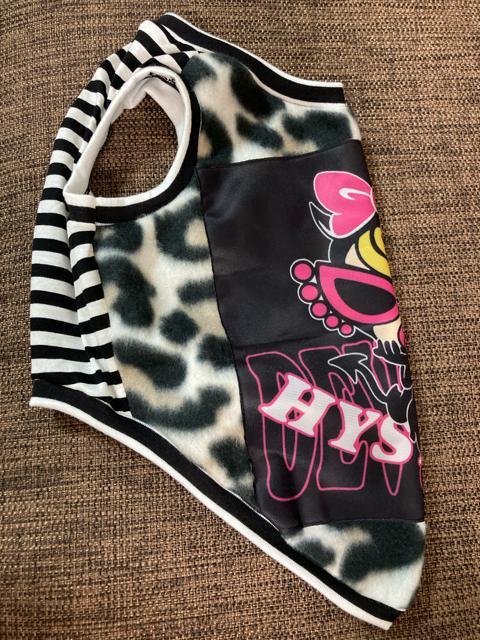 3L★ヒスミニ シャツ デビルキン ヒョウ パネル ボーダー 犬服 < ペット/手芸/園芸  3L★ヒスミニ シャツ デビルキン ヒョウ パネル ボーダー 犬服 < ペット/手芸/園芸の