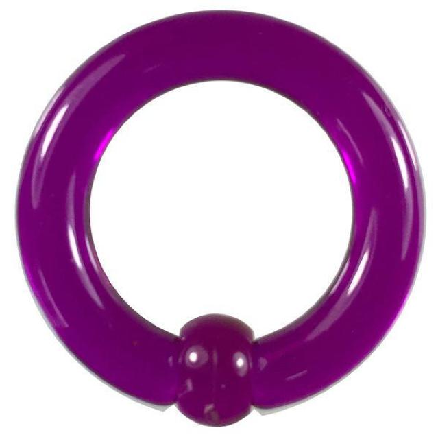 アクリルボディピアス キャプティブビーズリング パープル 6G シンプル 耳 口 眉 軟骨 ヘリックス トラガス POP 透明 紫 < 男性アクセサリー/時計  アクリルボディピアス キャプティブビーズリング パープル 6G シンプル 耳 口 眉 軟骨 ヘリックス トラガス POP 透明 紫  < 男性アクセサリー/時計の