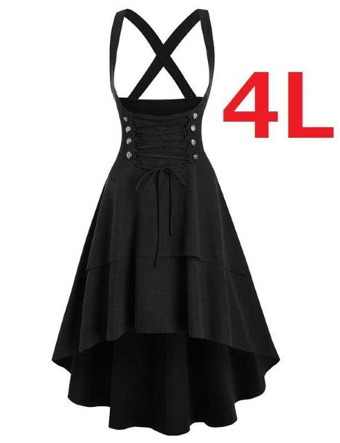 新品大きいサイズ4L ゴシック編み上げイレギュラーヘムマキシスカート < 女性ファッション 新品大きいサイズ4L ゴシック編み上げイレギュラーヘムマキシスカート < 女性ファッションの