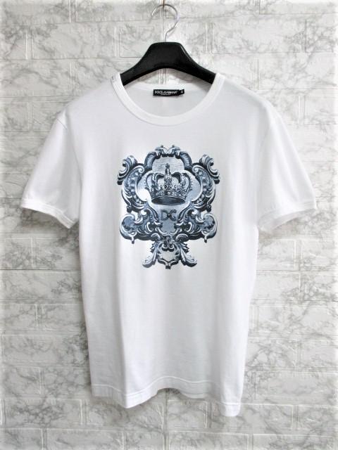 ☆DOLCE&GABBANA ドルチェアンドガッバーナ ドルガバ プリント ロゴ Tシャツ 半袖 /メンズ/44☆新作モデル < ブランド ☆DOLCE&GABBANA ドルチェアンドガッバーナ ドルガバ プリント ロゴ Tシャツ 半袖 /メンズ/44☆新作モデル < ブランドの