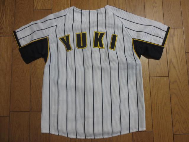 阪神タイガース HANSHIN Tigers  YUKI ユニフォームシャツ 120 活鼡 < レジャー/スポーツ  阪神タイガース HANSHIN Tigers  YUKI ユニフォームシャツ 120 活鼡 < レジャー/スポーツの