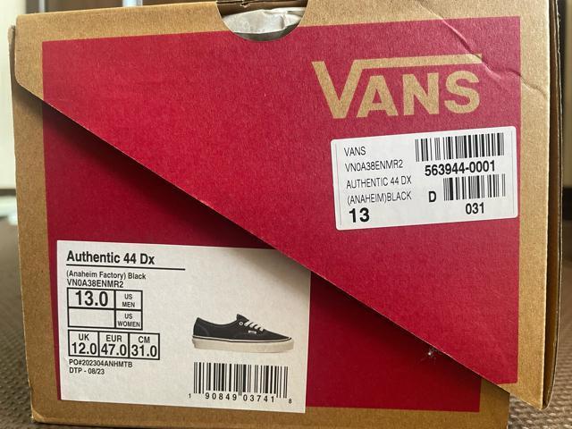 VANS AUTHENTIC 44 DX "ANAHEIM FACTORY COLLECTION" 生産終了 廃盤品 入手困難 < ブランド VANS AUTHENTIC 44 DX "ANAHEIM FACTORY COLLECTION" 生産終了 廃盤品 入手困難 < ブランドの
