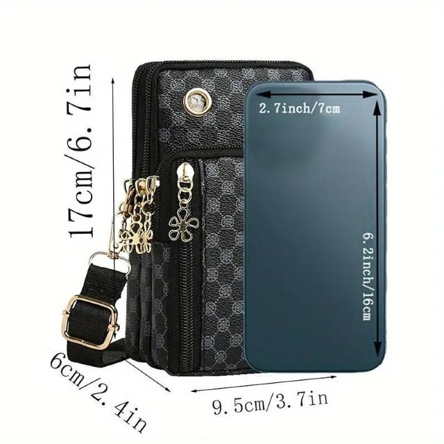 超お買い得890円★ミニ クロスボディ PUスマホバッグ  リストレット 調整可能ストラップ タッセル 茶 < 女性ファッション  超お買い得890円★ミニ クロスボディ PUスマホバッグ  リストレット 調整可能ストラップ タッセル 茶 < 女性ファッションの