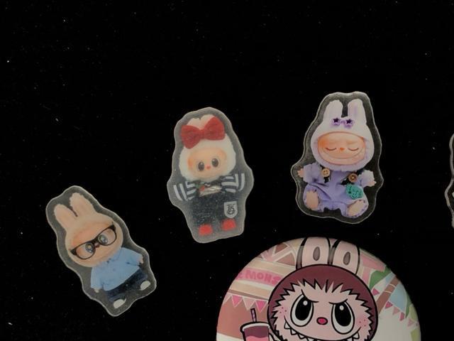 �y���J���z�������L���� �ʃo�b�W&�X�e�b�J�[ 10�_�Z�b�g �܂Ƃߔ��� labubu ���u�u�@�u���[�` �s�� �� ��������� 