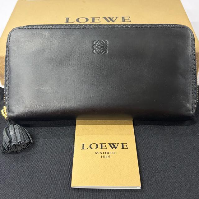 ロエベ LOEWE 財布 長財布 アナグラム フリンジ タッセル ラウンドファスナー < ブランド ロエベ LOEWE 財布 長財布 アナグラム フリンジ タッセル ラウンドファスナー < ブランドの