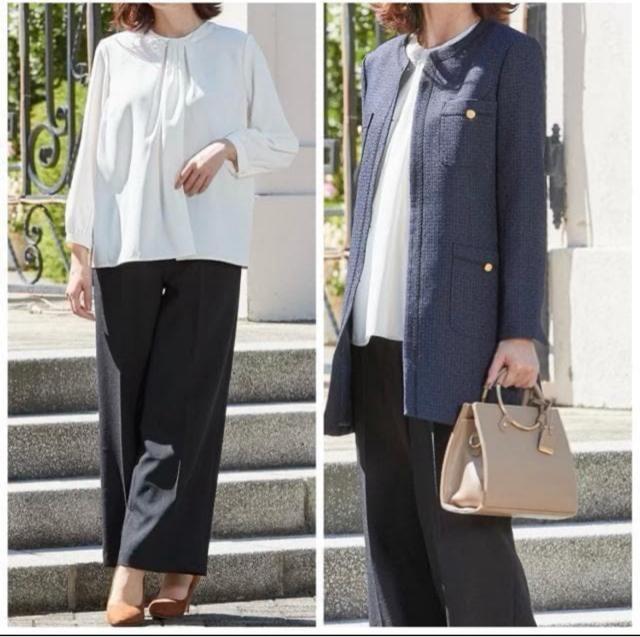 新品☆8L♪ロングジャケット・ワイドパンツのセレブレイトスーツ♪☆R199 < 女性ファッション 新品☆8L♪ロングジャケット・ワイドパンツのセレブレイトスーツ♪☆R199 < 女性ファッションの