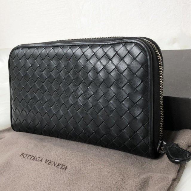 �y���i�zBOTTEGA VENETA �{�b�e�K���F�l�^ RFID���� �C���g���`���[�g �����z �u���b�N  �� �u�����h�� 