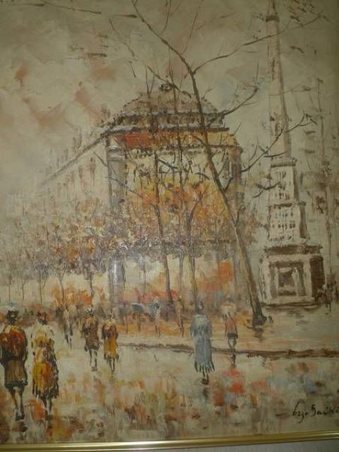 物故 佐伯祐三 油彩画肉筆 シャンゼリゼ通り < ホビー 物故 佐伯祐三 油彩画肉筆 シャンゼリゼ通り < ホビーの