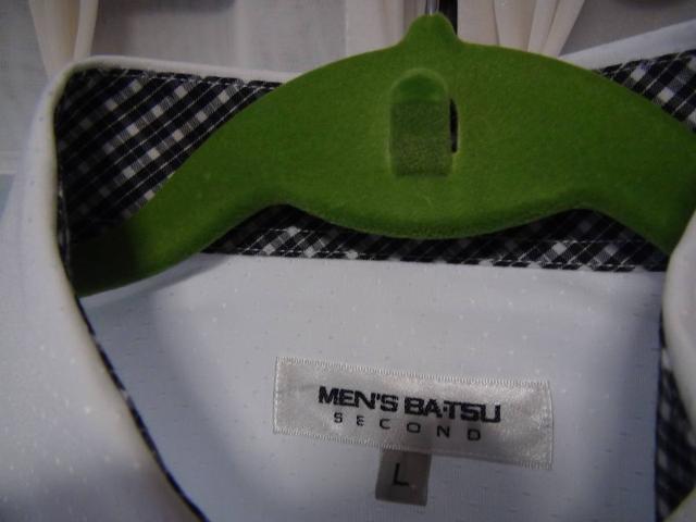 MENS BATSUのドレスシャツ(L)新品タグ付き!。 < 男性ファッション  MENS BATSUのドレスシャツ(L)新品タグ付き!。 < 男性ファッションの
