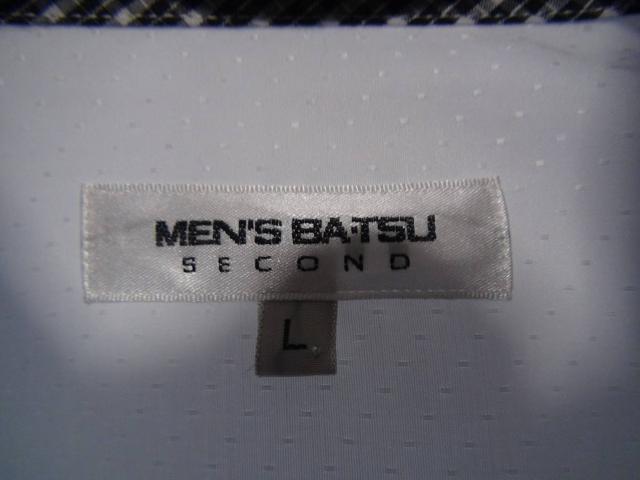 MENS BATSUのドレスシャツ(L)新品タグ付き!。 < 男性ファッション  MENS BATSUのドレスシャツ(L)新品タグ付き!。 < 男性ファッションの