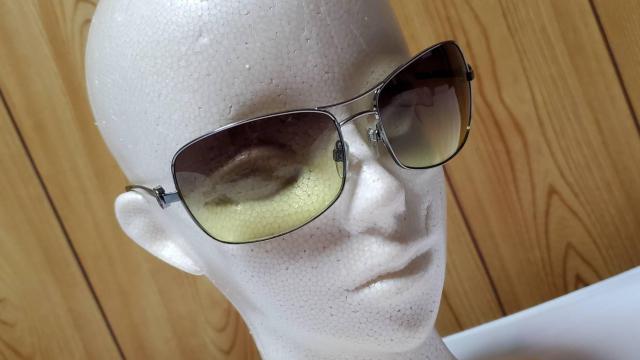 正規良 ブルガリ B-zeroリングアイコン×ブランドロゴ メタルフレームサングラス 茶カーキ 付属有 < ブランド  正規良 ブルガリ B-zeroリングアイコン×ブランドロゴ メタルフレームサングラス 茶カーキ 付属有 < ブランドの