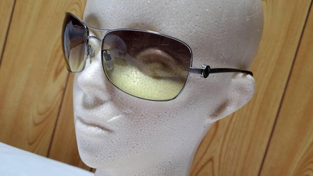 正規良 ブルガリ B-zeroリングアイコン×ブランドロゴ メタルフレームサングラス 茶カーキ 付属有 < ブランド  正規良 ブルガリ B-zeroリングアイコン×ブランドロゴ メタルフレームサングラス 茶カーキ 付属有 < ブランドの