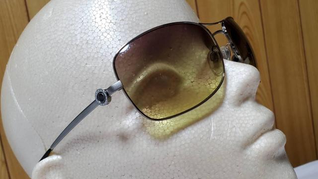 正規良 ブルガリ B-zeroリングアイコン×ブランドロゴ メタルフレームサングラス 茶カーキ 付属有 < ブランド  正規良 ブルガリ B-zeroリングアイコン×ブランドロゴ メタルフレームサングラス 茶カーキ 付属有 < ブランドの