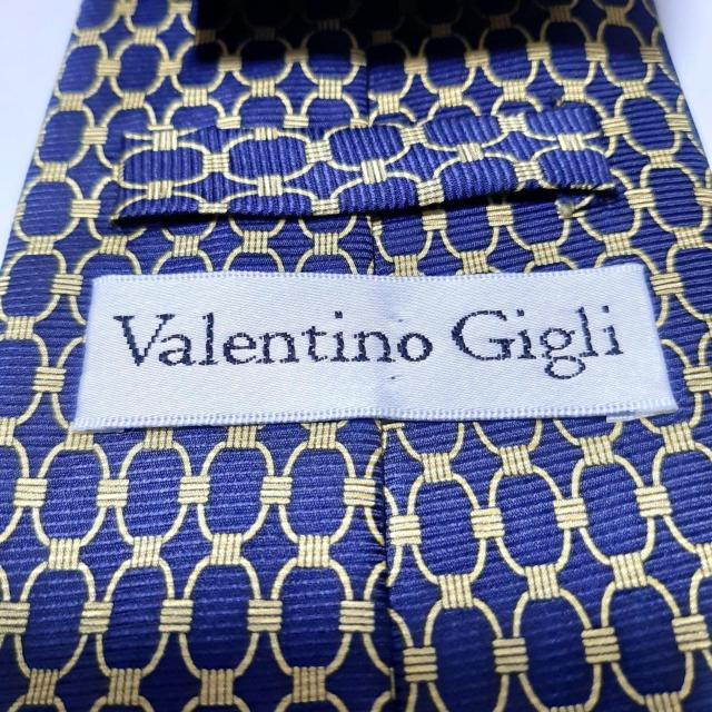 美品 VALENTINO 紺色 柄  ネクタイ 569 < 男性ファッション  美品 VALENTINO 紺色 柄  ネクタイ 569 < 男性ファッションの