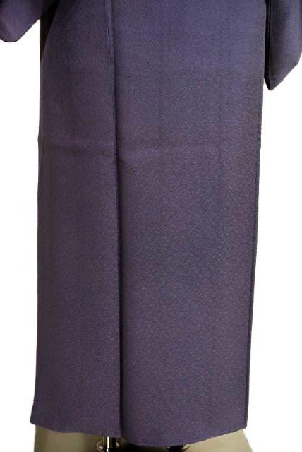 【最高級】鳩羽色 1つ紋 色無地 身丈154cm 裄丈62.5cm T3394 < 女性ファッション  【最高級】鳩羽色 1つ紋 色無地 身丈154cm 裄丈62.5cm T3394 < 女性ファッションの