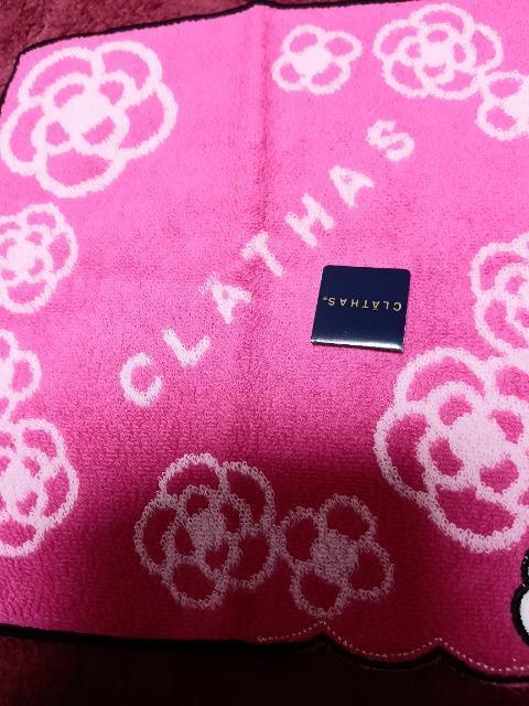 新品 CLATHAS クレイサス タオル ハンカチ ピンク  < ブランド  新品 CLATHAS クレイサス タオル ハンカチ ピンク   < ブランドの