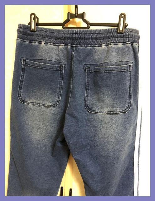 ☆WEGO☆超美品☆サイドラインデニム風ストレッチスウェットジョガーパンツL☆ < ブランド ☆WEGO☆超美品☆サイドラインデニム風ストレッチスウェットジョガーパンツL☆ < ブランドの