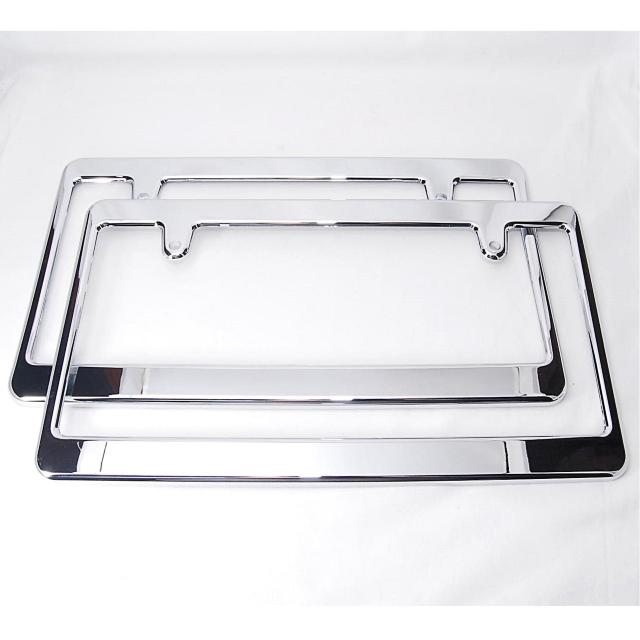 匿名配送 New Std. ライセンスフレーム クローム プレーン 2枚セット ムーンアイズ ナンバーフレーム ナンバープレート < 自動車/バイク 匿名配送 New Std. ライセンスフレーム クローム プレーン 2枚セット ムーンアイズ ナンバーフレーム ナンバープレート < 自動車/バイク