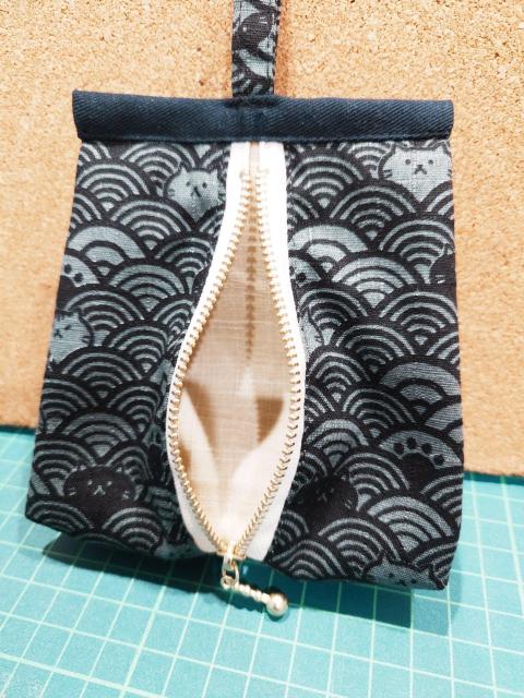 ハンドメイド 和柄猫ポーチB < 女性ファッション  ハンドメイド 和柄猫ポーチB < 女性ファッションの