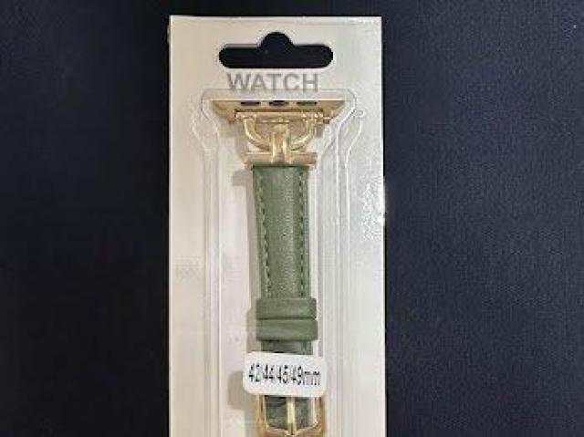 Apple Watch バンド 合皮 42/44/45mm グリーン+ゴールド < 女性アクセサリー/時計 Apple Watch バンド 合皮 42/44/45mm グリーン+ゴールド < 女性アクセサリー/時計の