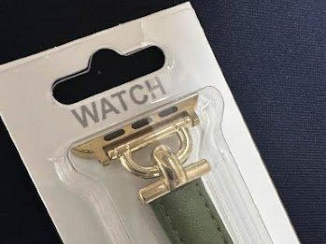 Apple Watch バンド 合皮 42/44/45mm グリーン+ゴールド < 女性アクセサリー/時計 Apple Watch バンド 合皮 42/44/45mm グリーン+ゴールド < 女性アクセサリー/時計の