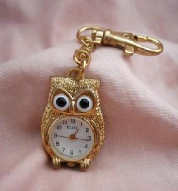 フクロウのキーチェーンウォッチGO不苦労時計 < 女性ファッション フクロウのキーチェーンウォッチGO不苦労時計 < 女性ファッションの