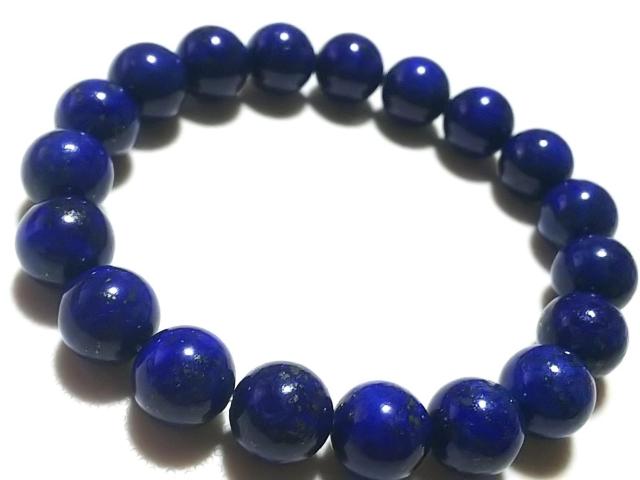 天然石★ラピスラズリ 10mm ブレス < 女性アクセサリー/時計 天然石★ラピスラズリ 10mm ブレス < 女性アクセサリー/時計の