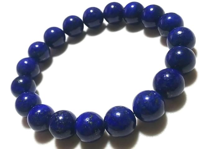 天然石★ラピスラズリ 10mm ブレス < 女性アクセサリー/時計 天然石★ラピスラズリ 10mm ブレス < 女性アクセサリー/時計の