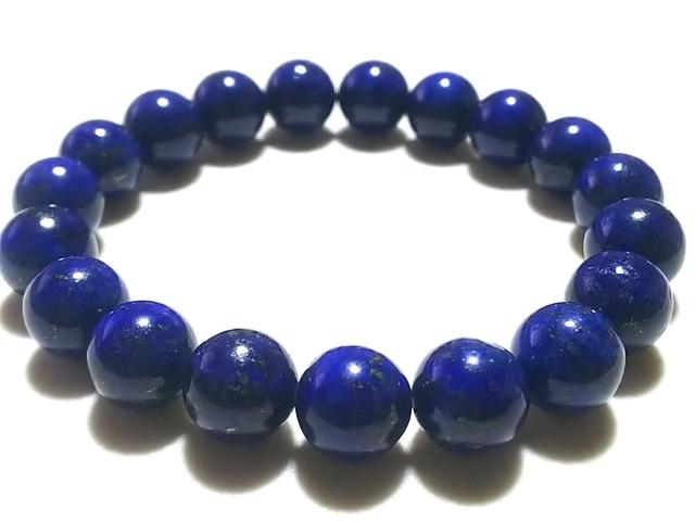 天然石★ラピスラズリ 10mm ブレス < 女性アクセサリー/時計 天然石★ラピスラズリ 10mm ブレス < 女性アクセサリー/時計の
