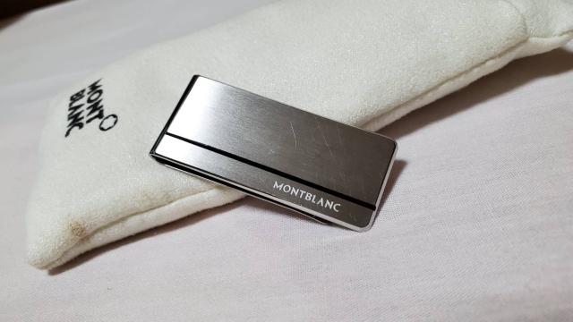 正規 モンブラン コントラストライン クラシックマネークリップ シルバー エンブレムライン 財布 < 男性ファッション  正規 モンブラン コントラストライン クラシックマネークリップ シルバー エンブレムライン 財布  < 男性ファッションの