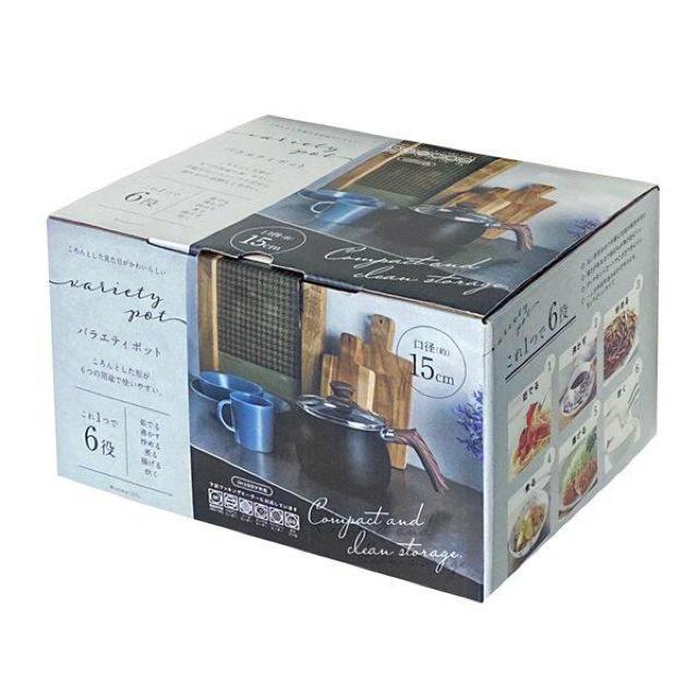 ダイヤモンドコート 深型鍋 やかん IH マルチ調理器 6役 バラエティポット < インテリア/ライフ  ダイヤモンドコート 深型鍋 やかん IH マルチ調理器 6役 バラエティポット < インテリア/ライフの