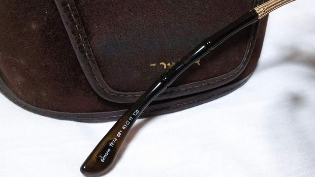 正規美 激レア トムフォード クリアグラデーション サングラス 紫×茶 リフレクションバンブーフルフレーム 男女兼用可〇付属有 < ブランド  正規美 激レア トムフォード クリアグラデーション サングラス 紫×茶 リフレクションバンブーフルフレーム 男女兼用可〇付属有 < ブランドの