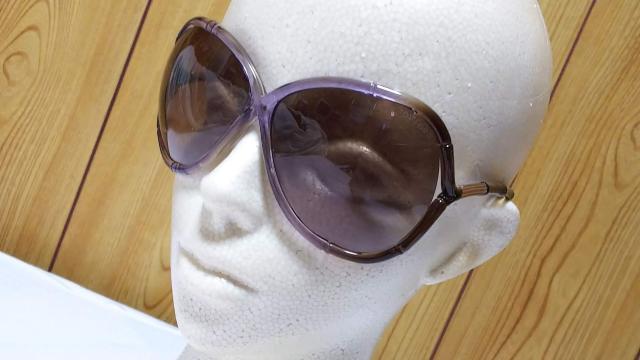 正規美 激レア トムフォード クリアグラデーション サングラス 紫×茶 リフレクションバンブーフルフレーム 男女兼用可〇付属有 < ブランド  正規美 激レア トムフォード クリアグラデーション サングラス 紫×茶 リフレクションバンブーフルフレーム 男女兼用可〇付属有 < ブランドの