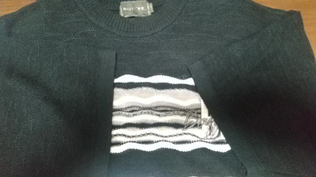 黒のサマーセーター★Mサイズ < 男性ファッション  黒のサマーセーター★Mサイズ < 男性ファッションの