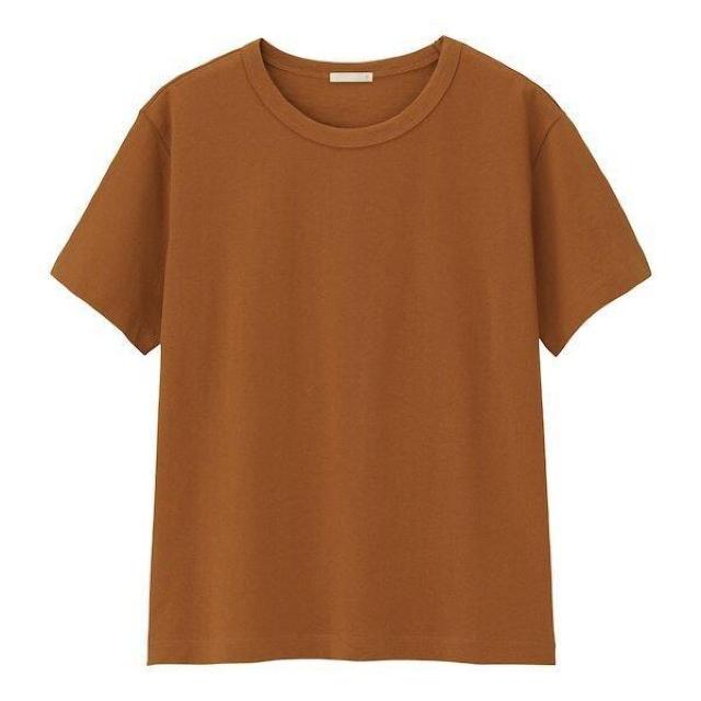 GUカラークルーネックT(半袖)  Mサイズ  オレンジ ORANGE 綿100% < ブランド  GUカラークルーネックT(半袖)  Mサイズ  オレンジ ORANGE 綿100% < ブランドの