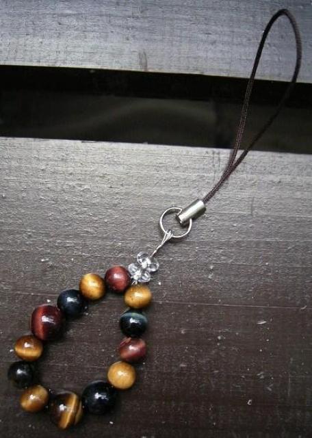 3色タイガーアイストラップ 天然石 パワーストーン < 家電/AV 3色タイガーアイストラップ 天然石 パワーストーン < 家電/AVの