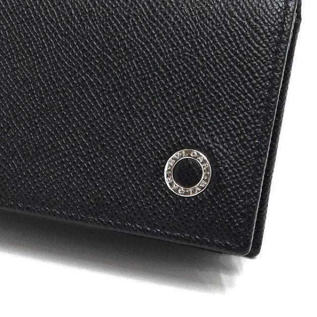 ◆ 本物 新品同様 ◆ BVLGARI ブルガリ カードホルダー カードケース 名刺入れ レザー ブラック 黒 箱 30400 < ブランド  ◆ 本物 新品同様 ◆ BVLGARI ブルガリ カードホルダー カードケース 名刺入れ レザー ブラック 黒 箱 30400 < ブランドの