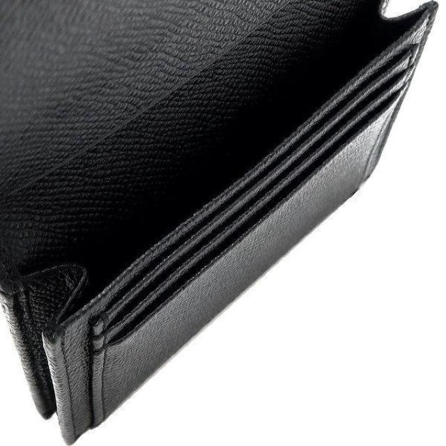 ◆ 本物 新品同様 ◆ BVLGARI ブルガリ カードホルダー カードケース 名刺入れ レザー ブラック 黒 箱 30400 < ブランド  ◆ 本物 新品同様 ◆ BVLGARI ブルガリ カードホルダー カードケース 名刺入れ レザー ブラック 黒 箱 30400 < ブランドの