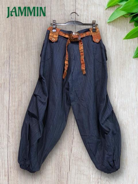 織り柄アジアンサルエルパンツ ネイビー エスニック アジアン ヒッピー < 男性ファッション 織り柄アジアンサルエルパンツ ネイビー エスニック アジアン ヒッピー < 男性ファッションの